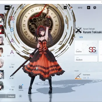 Punishing: Gray Raven Accounts Starter EU |Fresh Starter Lv 7| SS Tokisaki Kurumi |1 S Omniframe Selector |Log Google|Take