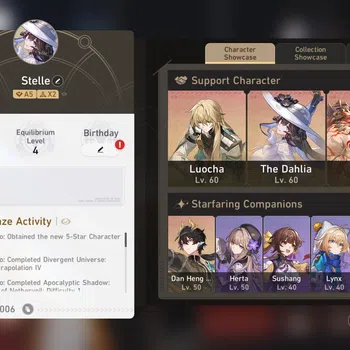 Honkai Star Rail Accounts Others ASIA | TL 56 | 6 Limited | Kafka,Hysilens,Loucha,Mydei.TheDahlia,Dan Heng|Amphoreus|MC