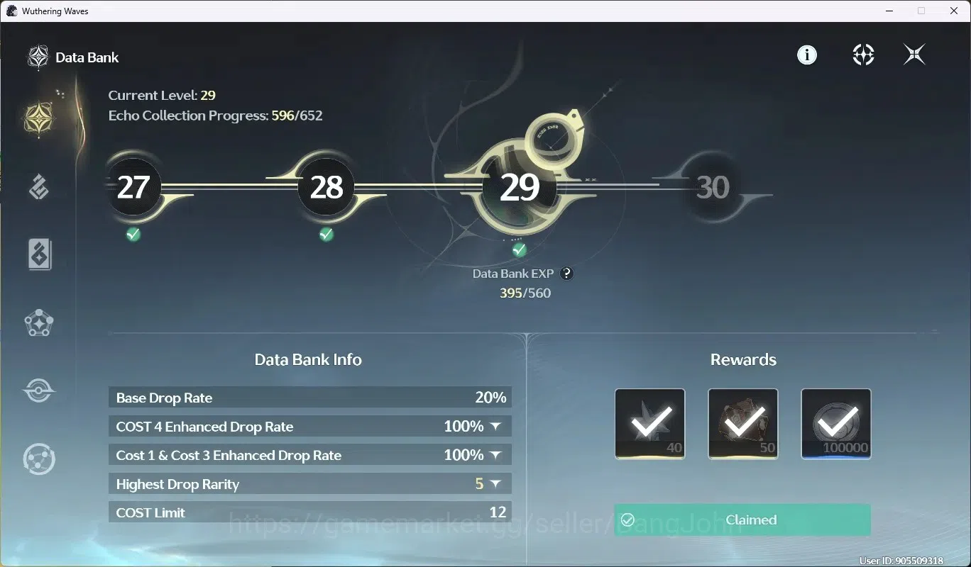 Wuthering Waves Accounts SEA|UL 76|Rank 7|9 Char Limited [Aemeath,Lynae,Chi image 13