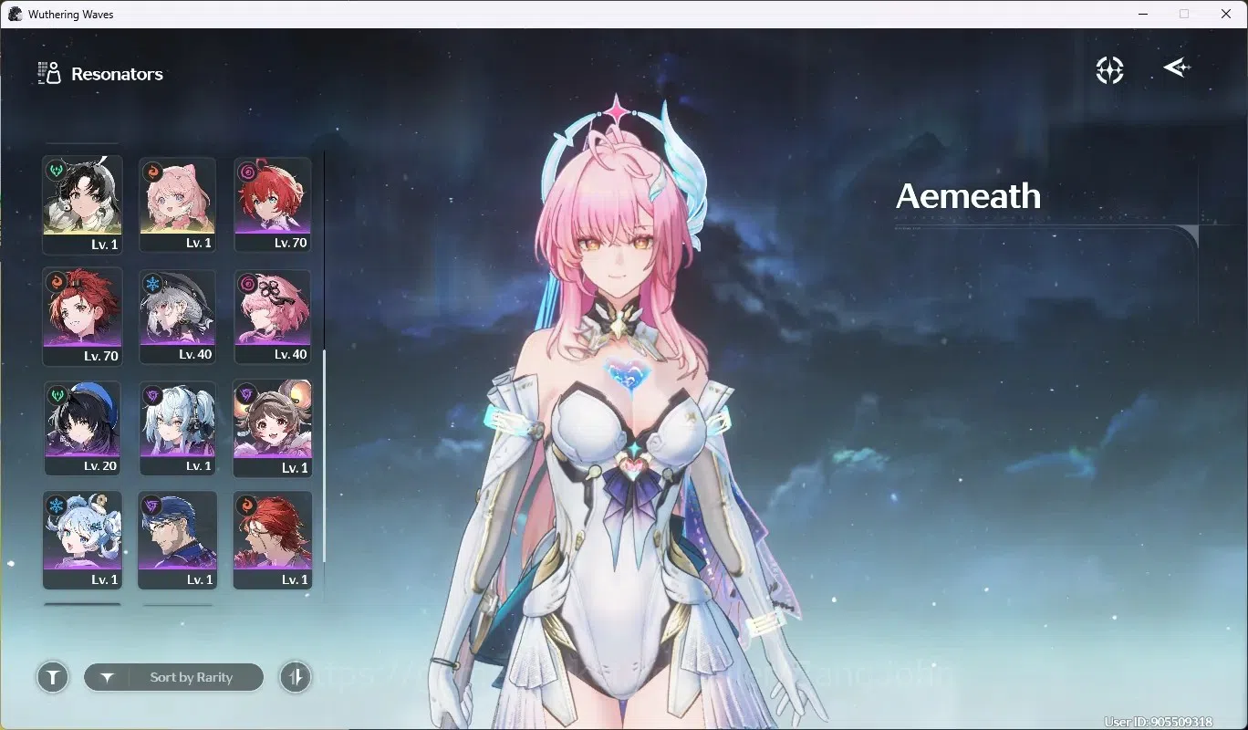 Wuthering Waves Accounts SEA|UL 76|Rank 7|9 Char Limited [Aemeath,Lynae,Chi image 3