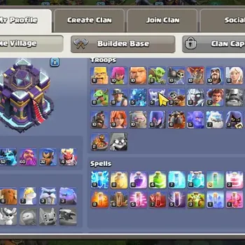 Clash of Clans Accounts High-End TH15 - BH9|Lv.161|BK86,AQ77,M52,GW60,RC32,DD4|BM14-BC16|HH9|5 Legendary,4 Gold Skins|1084