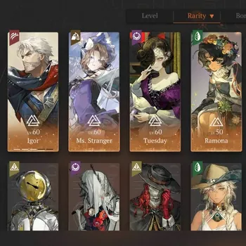 Reverse: 1999 Accounts Midgame Global|Lv 64|15 SSR 2 Limited|Rhiannon P5+Psychube,Lucy|Igor P3,Ulrich