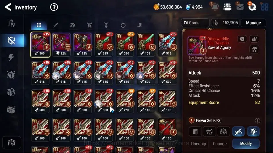 Epic Seven Accounts High-End Global Unverif|8ML (Salome, RoL, LW Peira, SP Celine, LQC, and etc)|PoH+Bless+Theater 9