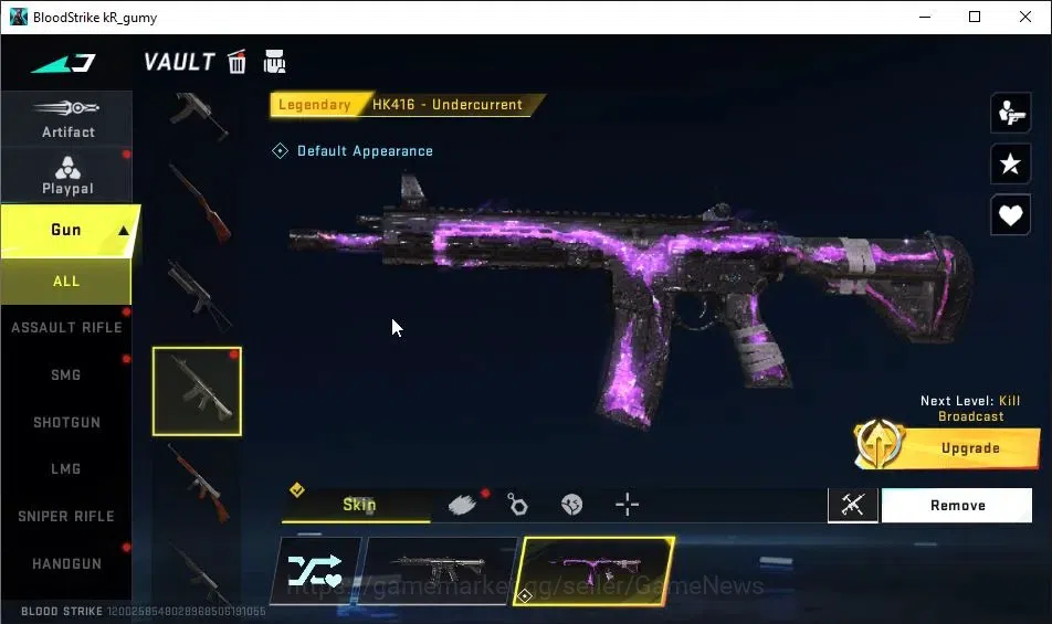 Blood Strike Accounts ASIA|Starter|ETERNAL AUG-Empyrean|2 Legendary [HK4 image 4