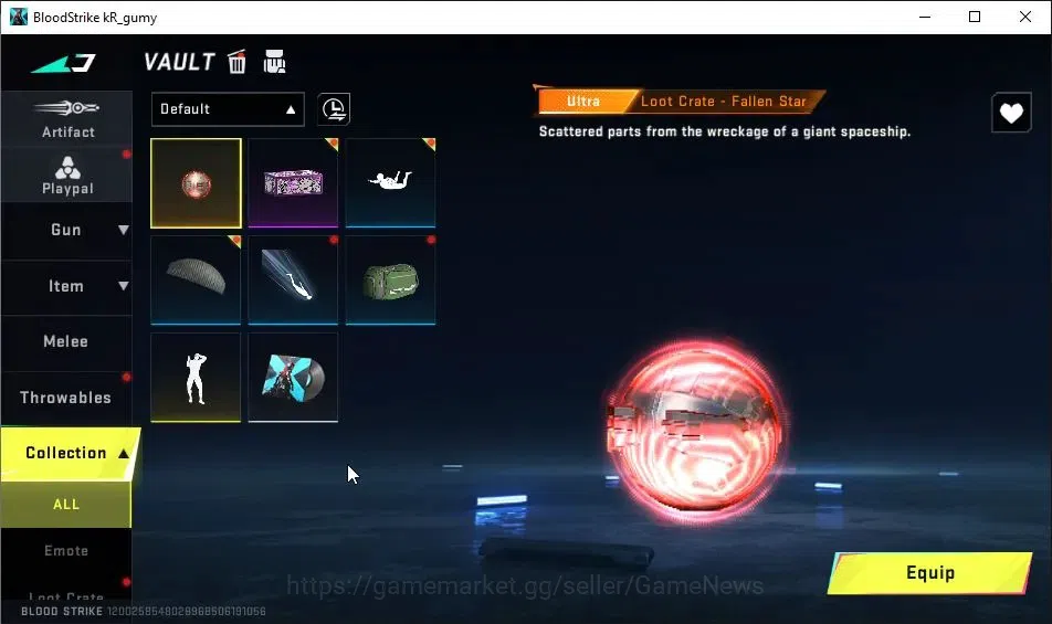 Blood Strike Accounts ASIA|Starter|ETERNAL AUG-Empyrean|2 Legendary [HK4 image 7