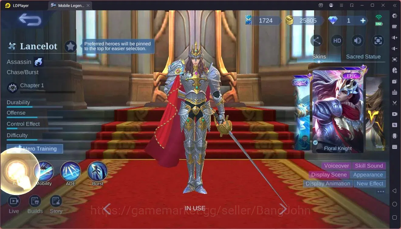 Mobile Legends: Bang Bang Accounts Global|Hero 61|Skin 54|Junior|SainSaiya Badang|9th image 3