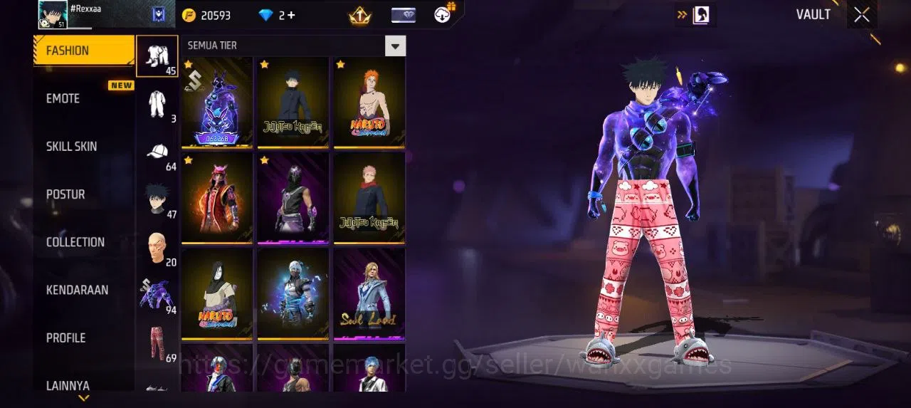 Free Fire Accounts Indonesia | EVOGUN 2 UMP LVL 4,MP40 LVL 3 SG MAMBAH VAULT 94 EMOTE 30 TAS 24 SKYWING 1 WEAPON 122 | W146 2