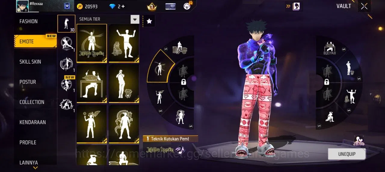 Free Fire Accounts Indonesia | EVOGUN 2 UMP LVL 4,MP40 LVL 3 SG MAMBAH VAULT 94 EMOTE 30 TAS 24 SKYWING 1 WEAPON 122 | W146 4