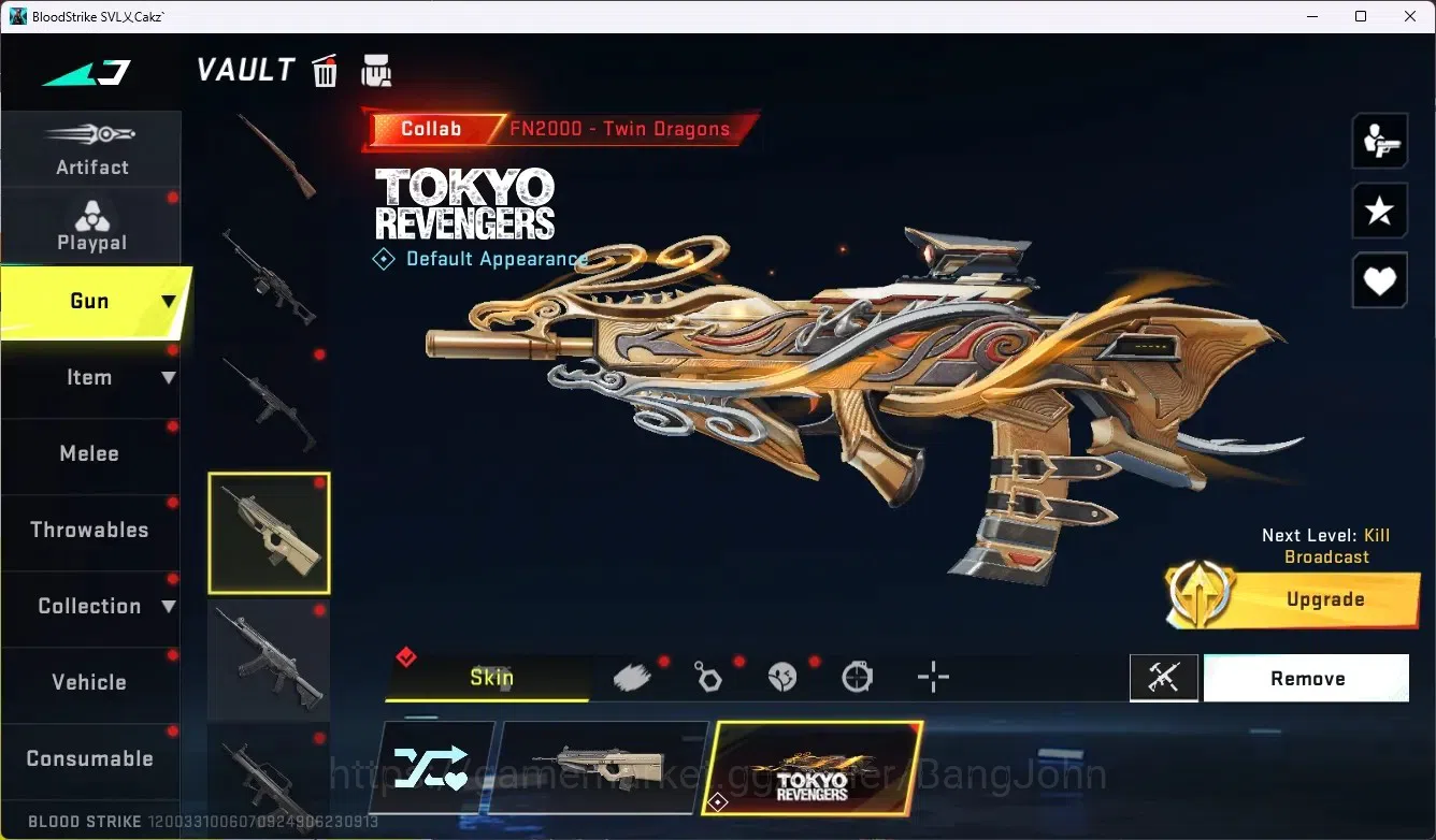 Blood Strike Accounts ASIA | 1 Eternal: AUG-Empyrean | 1 TR Collab: FN20 image 5
