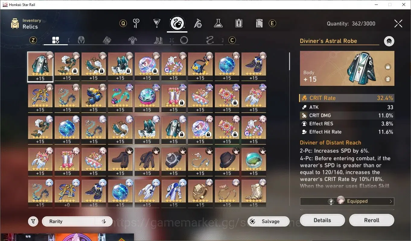 Honkai Star Rail Accounts End Game ASIA|TL67|Cyrene L80| prem archer,saber,sw lvl 999,hypercarry phainon |9x L80 10