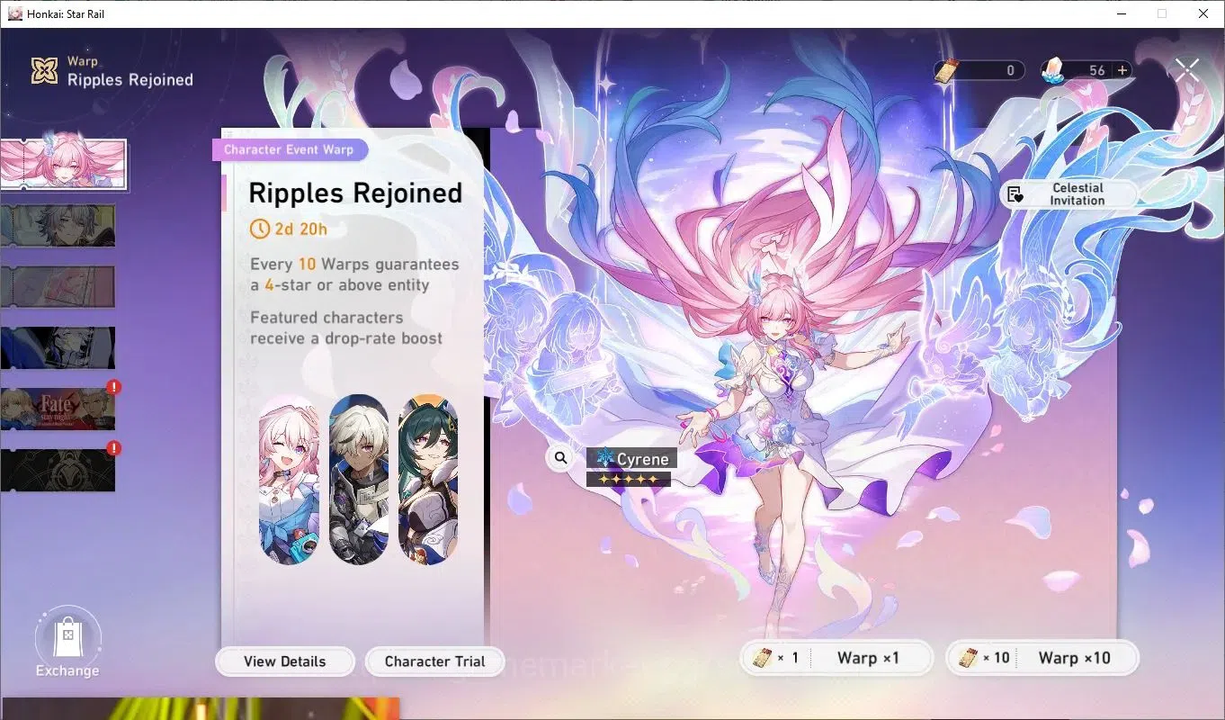 Honkai Star Rail Accounts End Game ASIA|TL67|Cyrene L80| prem archer,saber,sw lvl 999,hypercarry phainon |9x L80 17