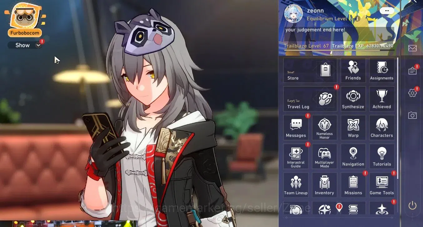 Honkai Star Rail Accounts End Game ASIA|TL67|Cyrene L80| prem archer,saber,sw lvl 999,hypercarry phainon |9x L80 18