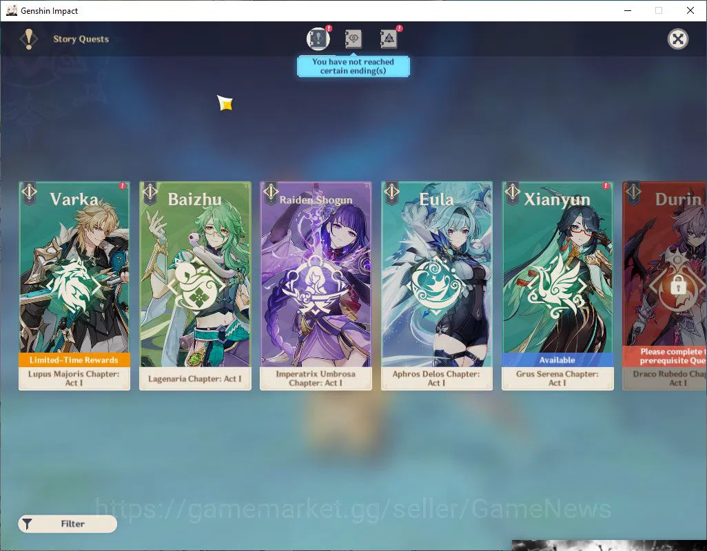 Genshin Impact Accounts ASIA|AR 56|6 Limited+5(5*Weapon)|(Navia,Mualani)+s image 16