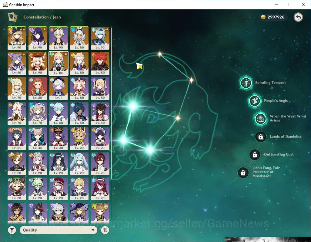 Genshin Impact Accounts ASIA|AR 56|6 Limited+5(5*Weapon)|(Navia,Mualani)+s image 4