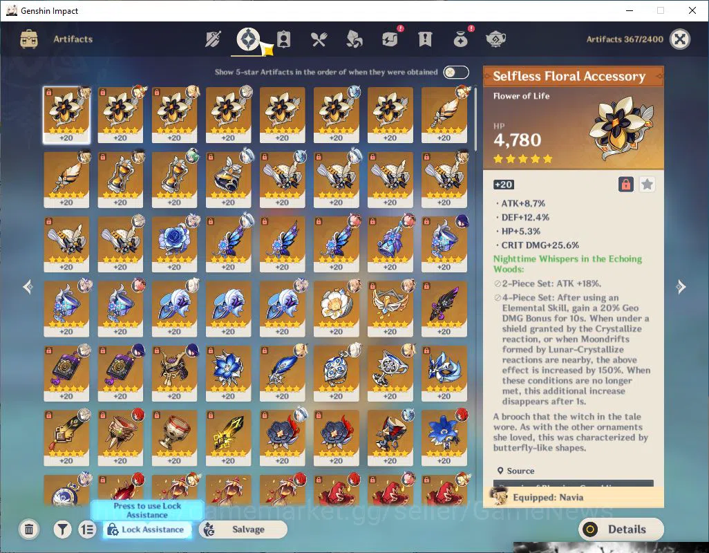 Genshin Impact Accounts ASIA|AR 56|6 Limited+5(5*Weapon)|(Navia,Mualani)+s image 9