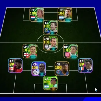 eFootball Accounts Legends & Iconic Players Android|6 Epic Johan Cruyff,Sergio Aguero,Mark van Bommel,Wesley Sneijder,etc|4