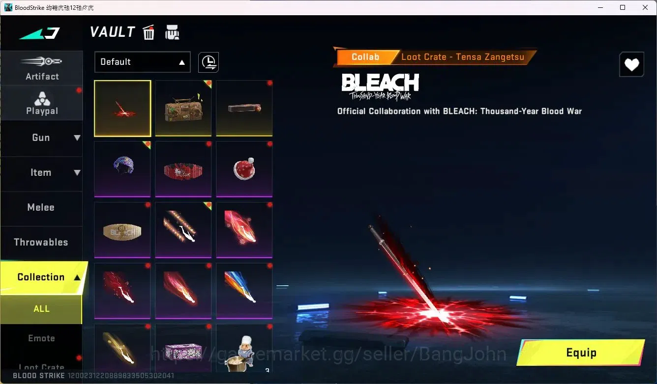 Blood Strike Accounts ASIA | Eternal Desert Eagle|4 7DS|1 EVANGELION|1 B image 20