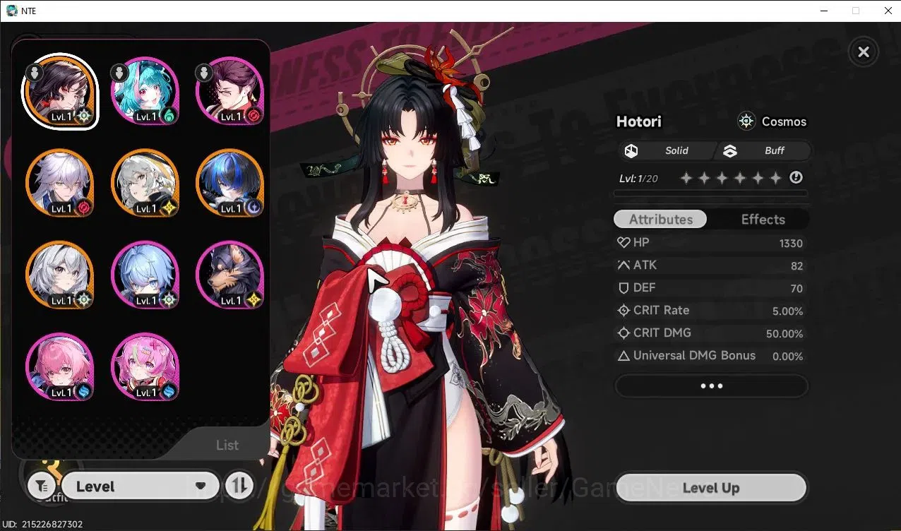 Neverness to Everness Accounts Global EU|HL 3| 4 SSR Hotori,Baicang,Hathor,Daffod image 2