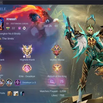 Mobile Legends: Bang Bang Accounts Collector Global |Hero 81|Skin 75|Expert|Prime Granger|Sanro Floryn|KOF Karina|M7