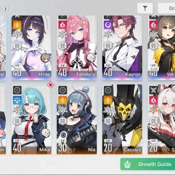 Chaos Zero Nightmare Accounts Global|Lv 41|5 SSR|Sereniel,Hilde,VeronicaM1,Tenebria,Kayron|10