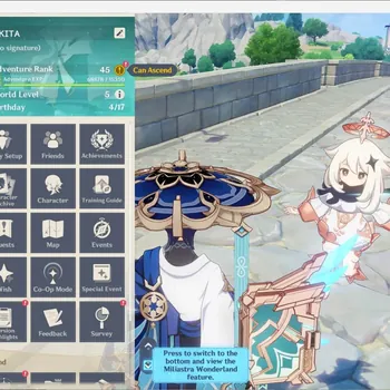 Genshin Impact Accounts Others ASIA|AR 45|3 Limit+2 Sign|Mavuika,Furina,Wanderer+3 Charstd|MC Female|TakeMail CheckSS GI289B