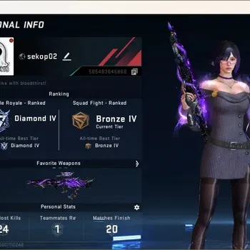 Blood Strike Accounts Collab Skin ASIA |1 ETERNAL:QBZ95-Whisper|Striker:1 LIMITED Striker,1 ULTRA|1 Epic Name Changing