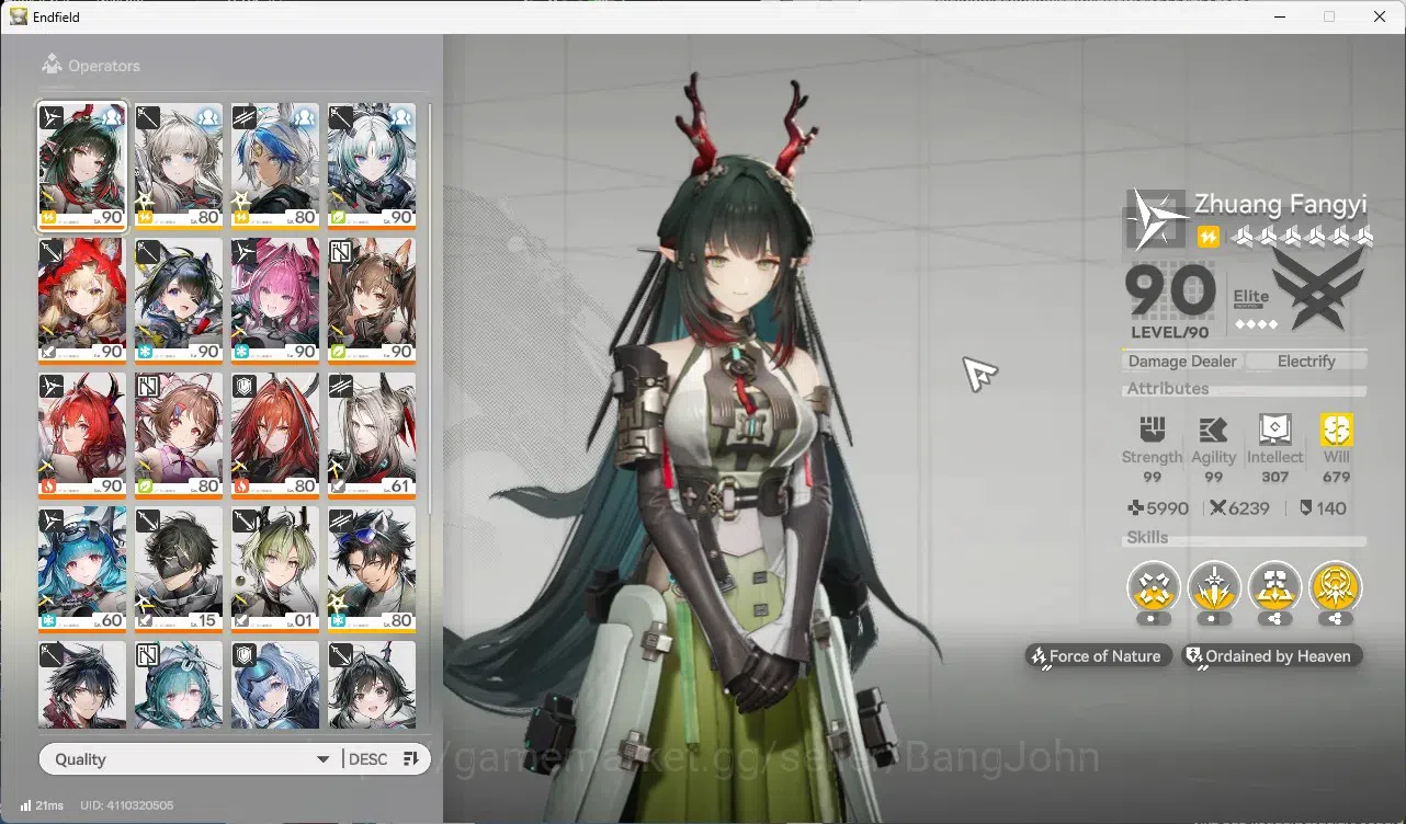 Arknights: Endfield Accounts ASIA|Lv60|7 Limit+7Sign(Z 1