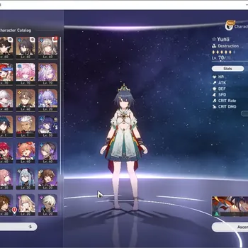 Honkai Star Rail Accounts Others Asia|TL 53|9 Limited|(Yunli)+Sign Archer