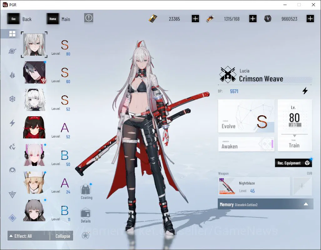 Punishing: Gray Raven Accounts Starter Asia | 25K BC 8,1K YC 13K BlueCard | LuciaCW+Sign, Crocotta, No 21, etc |Log Google 3