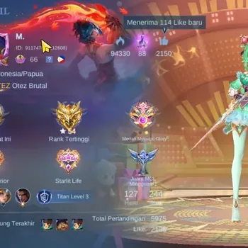 Mobile Legends: Bang Bang Accounts Collector Hero 127|Skin 244|Ex Glory 54|Vexana Zenith,Karina KoF,Haya Annual,Claude