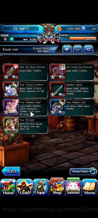 Grand Summoners Accounts Starter Global|Rank 9|Starter|11 Ascend|KanameTW,S Miyu,Isliid,Hazuki,Chloe,Etc|Lpot 179|Check 5