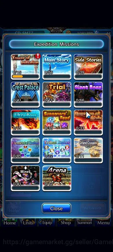 Grand Summoners Accounts Starter Global|Rank 9|Starter|11 Ascend|KanameTW,S Miyu,Isliid,Hazuki,Chloe,Etc|Lpot 179|Check 6