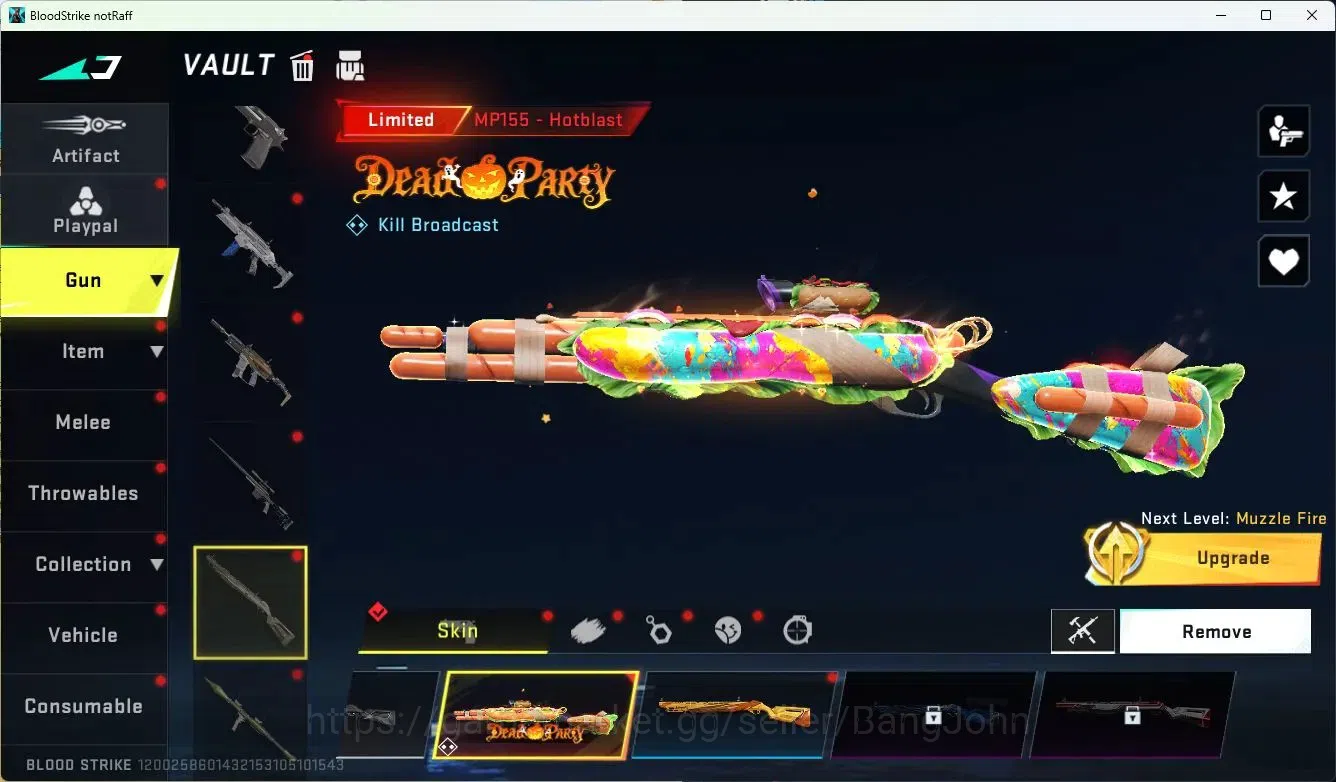 Blood Strike Accounts ASIA|LIMITED=BUTFLY KNIFE,AR97,MP155|EVOLVED=FAL|C image 10