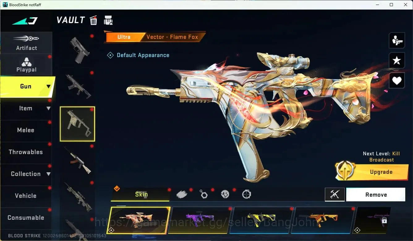 Blood Strike Accounts ASIA|LIMITED=BUTFLY KNIFE,AR97,MP155|EVOLVED=FAL|C image 8