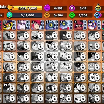 Brawl Stars Accounts 1003 Trophy|14 Brawlers 3 Max Lvl [Edgar,Emz,Shell image 1