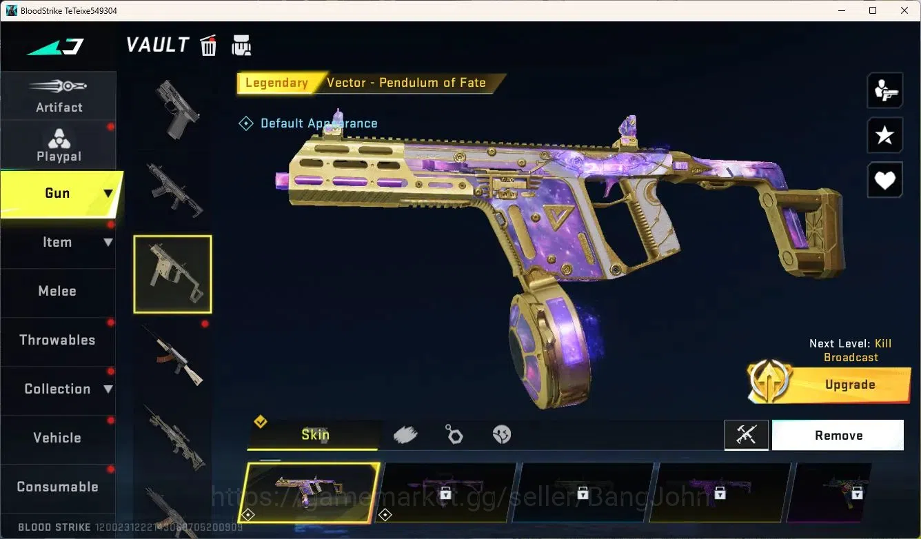 Blood Strike Accounts ASIA  | 1 7DS Gun | 1 ULTRA Gun | 1 LEGENDARY Gun  image 5