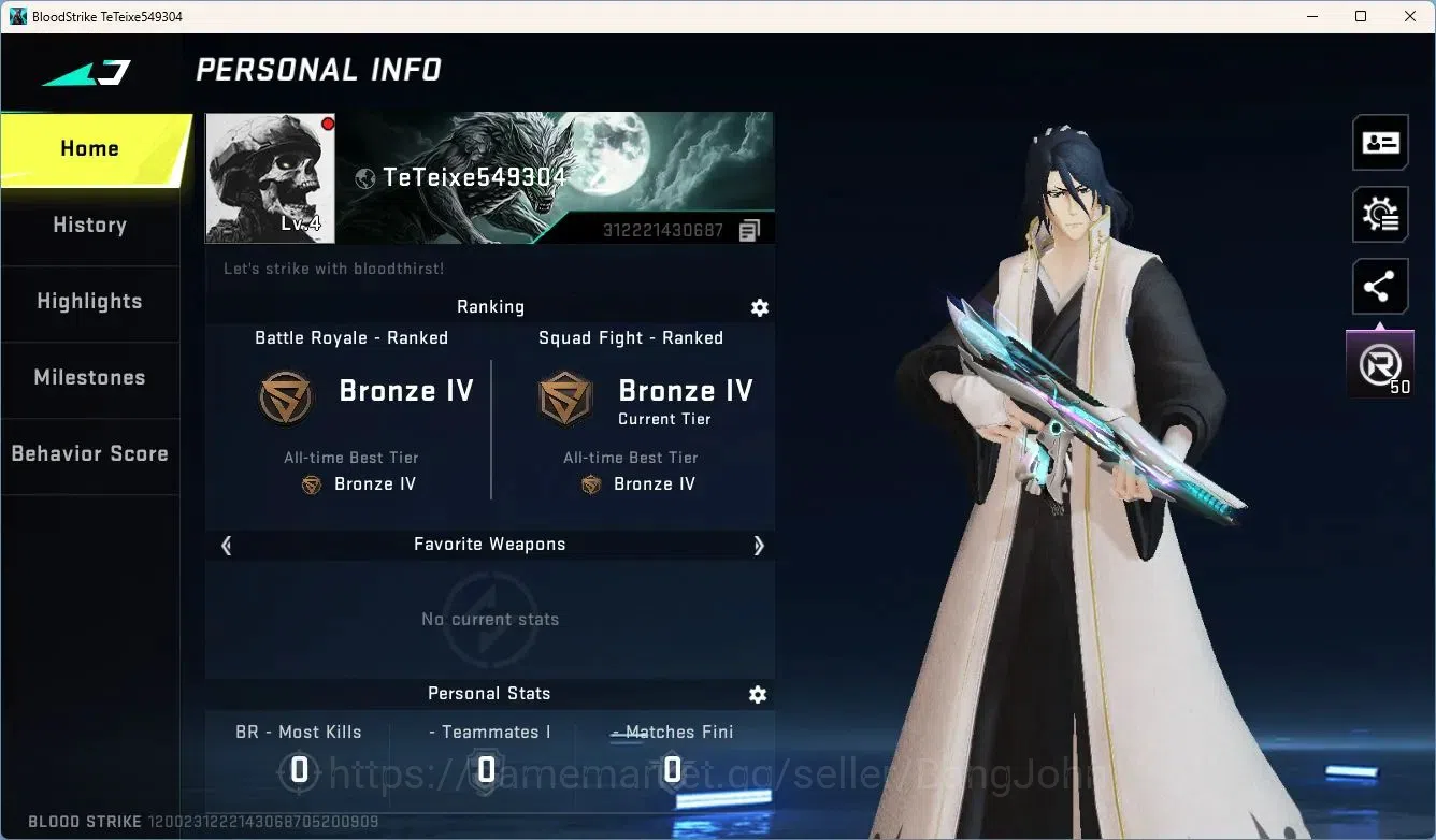 Blood Strike Accounts ASIA  | 1 7DS Gun | 1 ULTRA Gun | 1 LEGENDARY Gun  image 7