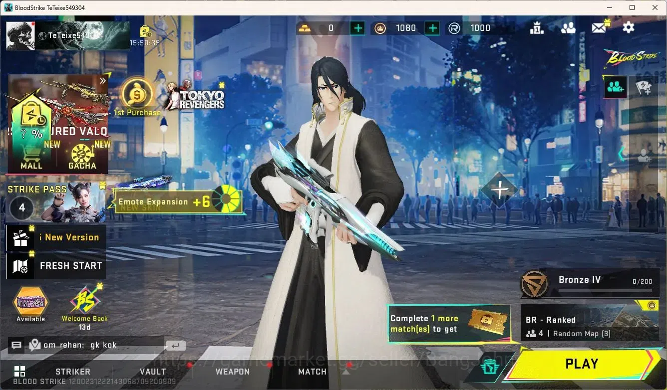 Blood Strike Accounts ASIA  | 1 7DS Gun | 1 ULTRA Gun | 1 LEGENDARY Gun  image 8