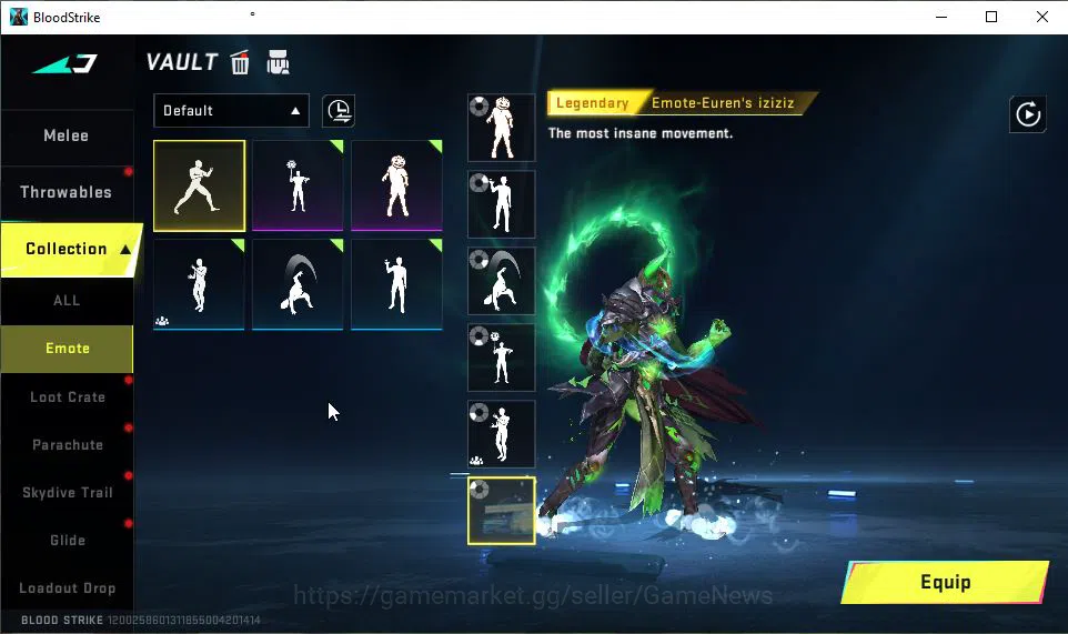 Blood Strike Accounts ASIA|ETERNAL VOLT-DeathClaw|Melee ULTRA Scythe-HAR image 5