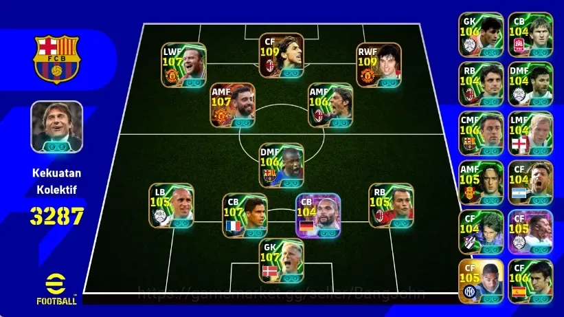 eFootball Accounts Legends & Iconic Players Android|PW3287|Big TGeorgeBest ZlatanIbrahimovic , New Big T BrunoFernandes 1