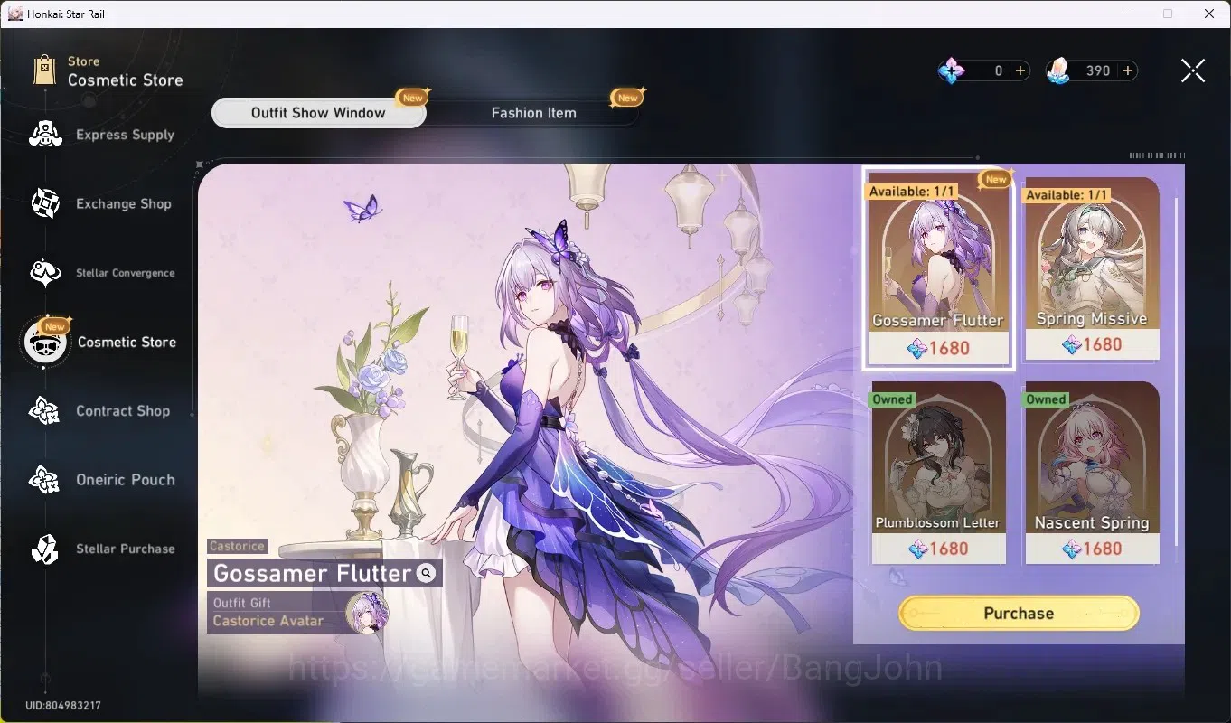 Honkai Star Rail Accounts Others ASIA|TL 65|15 Limited,CastoPremTim [(Castorice 7