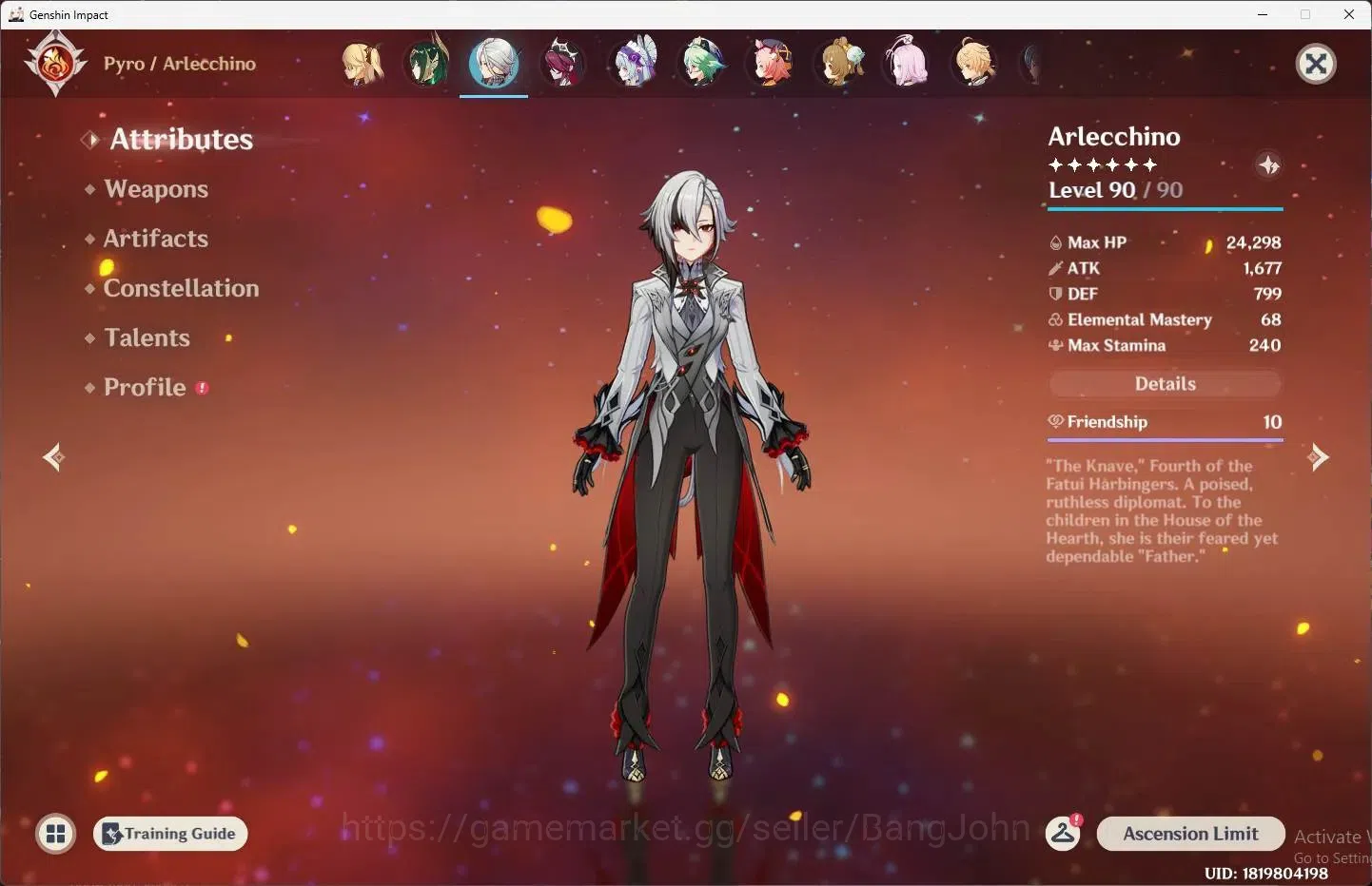 Genshin Impact Accounts ASIA | AR 55 |4 Limit+1 Sign (Columbina Sign, Vark image 7
