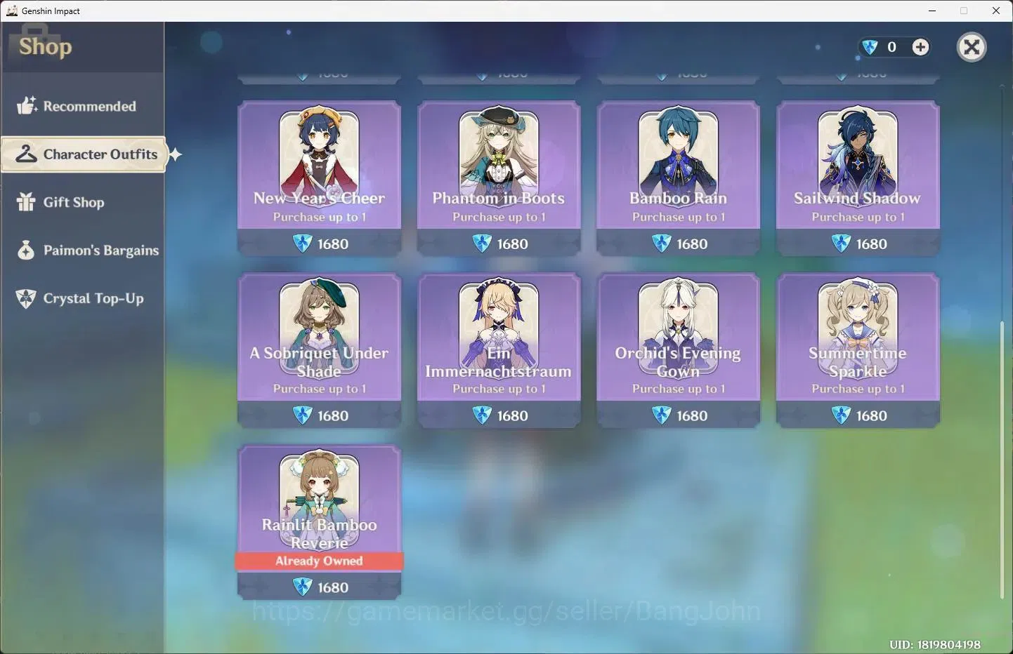 Genshin Impact Accounts ASIA | AR 55 |4 Limit+1 Sign (Columbina Sign, Vark image 8