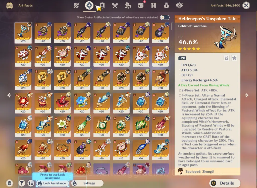 Genshin Impact Accounts ASIA|AR56|8Limited+1(*5Weapon)|Skrik,Escoffier,Rai image 10