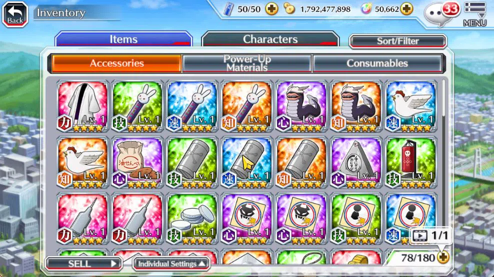 Bleach: Brave Souls Accounts Mid-Tier [GBL]50K Orb|10th Anniv Ichigo,TYBW25 Jushiro,Soul 6