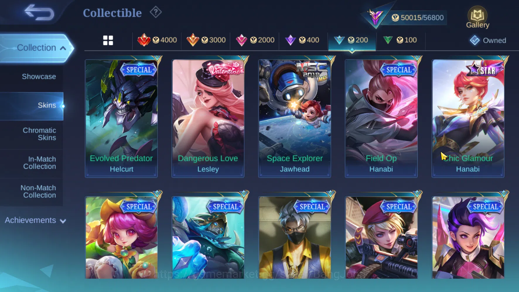 Mobile Legends: Bang Bang Accounts Others Hero 118 Skin 227 | Prime Yuzhong | Zodiac Lunox | Kof Karina | Seiya Badang 6