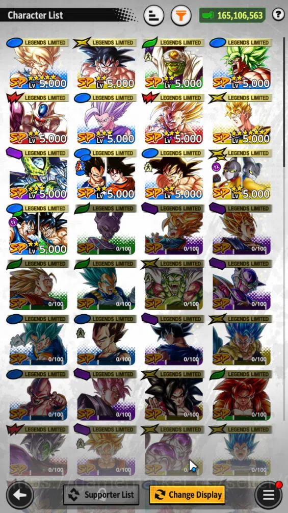 Dragon Ball Legends Accounts 165M Total Power|LV 160|4 UL+ 13 LL|Saiyan 4 Full image 12