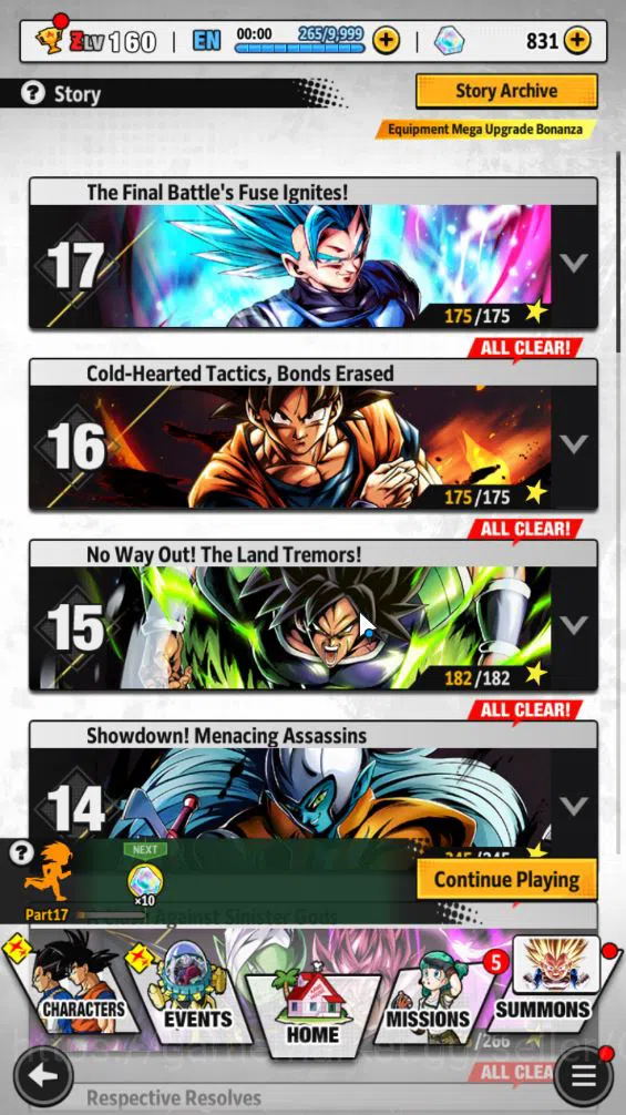 Dragon Ball Legends Accounts 165M Total Power|LV 160|4 UL+ 13 LL|Saiyan 4 Full image 14