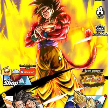 Dragon Ball Legends Whale 165M Total Power|LV 160|4 UL+ 13 LL|Saiyan 4 Full  image 1