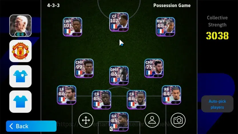 eFootball Accounts Others Android|Pack France '26|Big Time Eden Hazard,Collab Naruto Aubameyang,Show Time Cristian 2